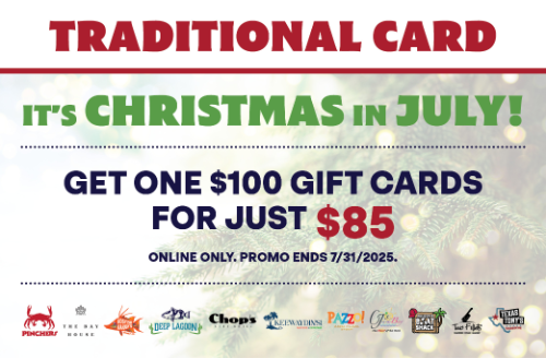 Traditional Mailed Gift Card $100 for $85